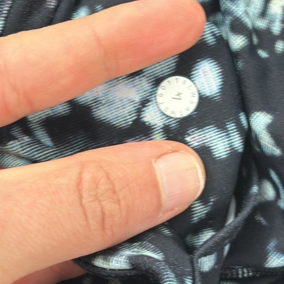 Lululemon Fast & Free 7/8 Tight II *Nulux 25" Pixel Haze Multi Black - Picture 5 of 6